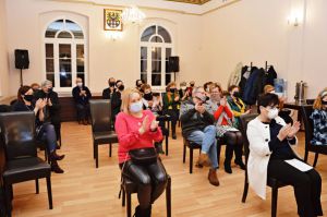 1391st  Liszt Evening. Trzebnica, the District Office, 19th Feb 2021 The performers were Tomasz Marut - piano and Juliusz Adamowski - commentary. Photo by Waldemar Marzec.